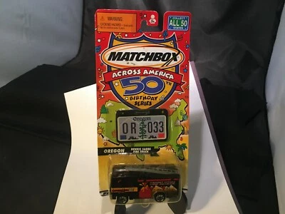 Matchbox Across America 50th Birthday Series OREGON 2001 DENNIS SABRE FIRE TRUCK - Image 1 of 4