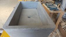  Vasca pilozzo in Cemento Grigio interno/esterno Misure cm 80x44x18h 