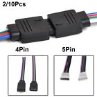 Pcs Hot For 3528 5050 Cable Adapter 4 pin 5 Pin Wire  Male Female Connector