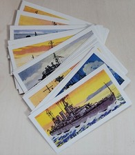 Amalgamated Tobacco, Mills. Full Set (25) - Ships of the Royal Navy, 1961. NEW