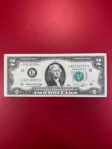 1976 United States 2 Dollar Banknote Circulated - Picture 1 of 2