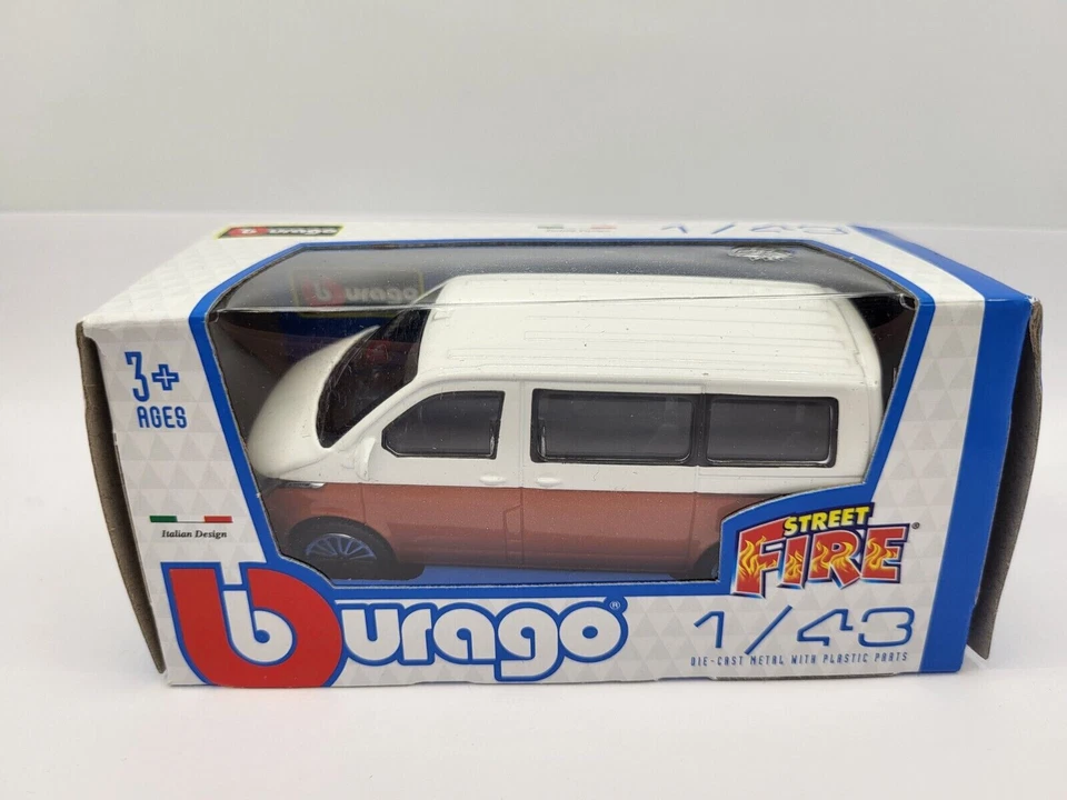 BURAGO STREET FIRE 1:43 FURGONE MULTIVAN VOLKSWAGEN VW T6.1 BUS  2020  30434 - Immagine 1 di 2
