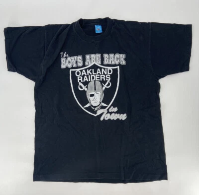 Camisa De Colección Años 90 Oakland Raiders Fruit Of The Loom XL - Los niños están de vuelta en la ciudad Foto 1 de 4