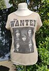 Size 16 beige logo t-shirt, The Wanted, music, short sleeves, George