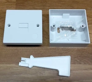 2/1a Telephone Socket Extension + Back Box + (Master Socket) BT Line Jack + Tool - Picture 1 of 4