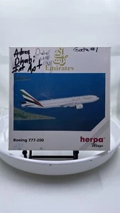 Avión Herpa Wings 1:500 Emirates Airlines Boeing 777-200 Aircraft Art# 506335 - Imagen 1 de 16