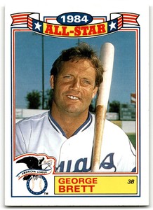 1985 Topps All-Stars Commermorative Set George Brett Kansas City Royals #15
