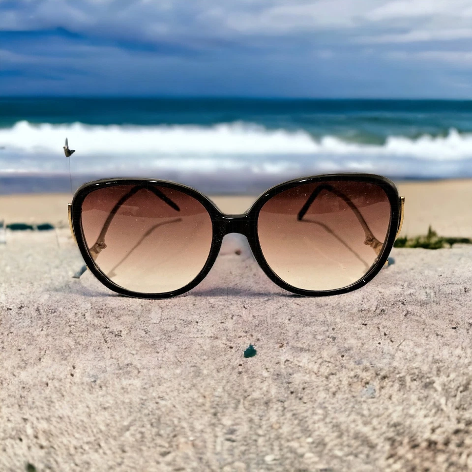 GAFAS DE SOL DIOR VINTAGE ITALIA HABANA - DORADO/MARRÓN DEGRADADO JANE FONDA Foto 1 de 4