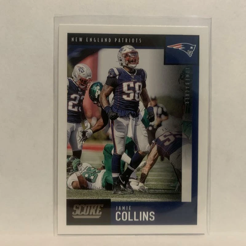 #27 Jamie Collins New England Patriots 2020 Score Football Card LX - Image 1 of 2