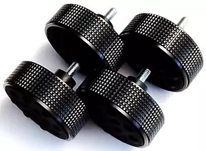 4 x Sorbothane Turntable Isolation Feet For Technics SL-1200 MK5 Turntables - Picture 1 of 5