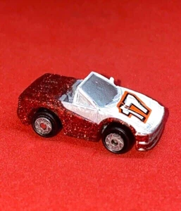 Micro Machines Ferrari Testarossa Convertible Red White Sparkler 1989 Galoob - Picture 1 of 4