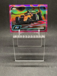 2024 Topps Chrome Formula 1 Fuchsia Lava Refractor #23 Dennis Hauger 103/225 - Picture 1 of 3