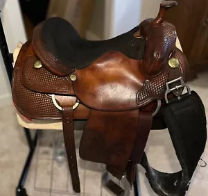 16” Hereford western reining style saddle - Picture 1 of 5