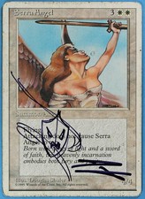Serra Angel 4th Edition PLD Artist Signed Altered CARD (sa5913) ABUGames