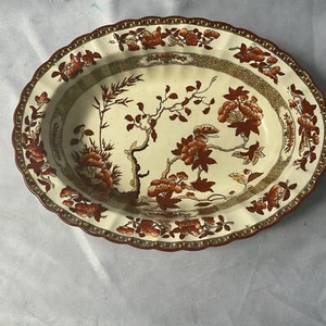 Spode Indian Tree Oval Vegetable Bowl 10” - Bild 1 von 6