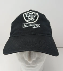 New Era Raiders AFC Black 9Twenty Adjustable New Era NFL Side Logo - Picture 1 of 9