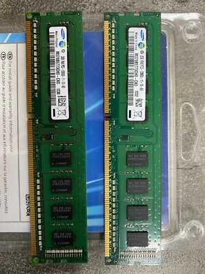 Samsung 4GB (2x2GB) 1Rx8 PC3-12800U DDR3 Desktop Memory RAM M378B5773CH0-CK0 - Image 1 of 2