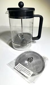 Bodum Coffee French Press 32Oz (4 Cups / 8 Demi) Vintage W 2 Replacement Screens