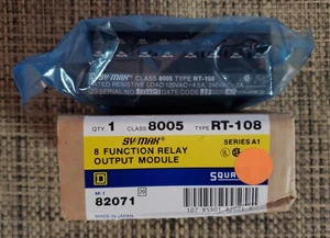 NIB Square D Sy/max Class 8005 RT-108 PLC 8 Relay Output (1726) - Picture 1 of 1