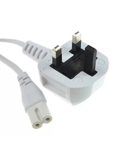 Mains 1.75mPower Cable Replacement AC Power Lead Cord For Radio Cassette/Boombox - Zdjęcie 1 z 1