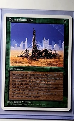 1995 MTG Magic the Gathering Revised Italian Artist Proof AP /50 Crumble - Image 1 of 2