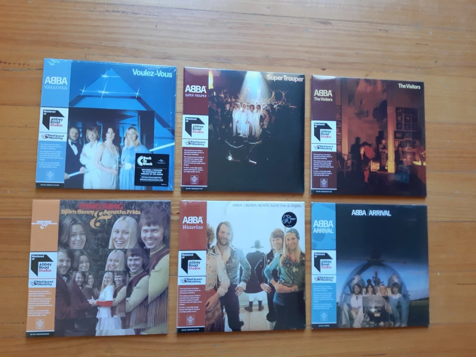 ABBA - COLLECTION / SET OF 6 x HALF SPEED MASTER 2LP's - ALL SEALED / BRAND NEW - Image 1 of 4