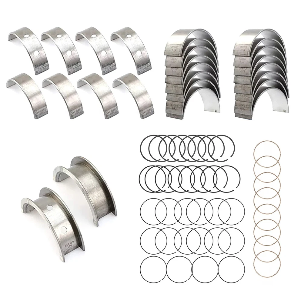 Brand New Main & Rod Bearings w/ Piston Rings 99-16 for CHEVY for GM LS Gen III - Image 1 of 4