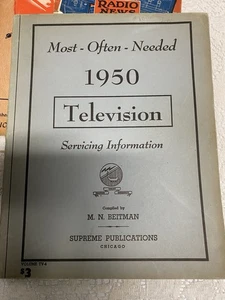 Fernseher Reparaturanleitung 1950 ORIGINAL  - Bild 1 von 6