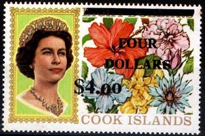 COOK ISLANDS 1970. 11 NOV.) FOUR DOLLAR.M/N/H - Picture 1 of 2