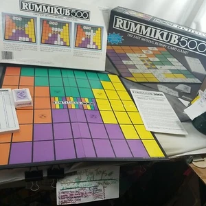 Rummikub 500 Game - The Fast Moving Rummy Card Game Open Box New - Picture 1 of 10