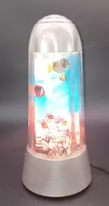 Vintage~1994 Saltwater Fish Aquarium Rotating Lamp by Rabbit Tanaka-Tested Works - Picture 1 of 3