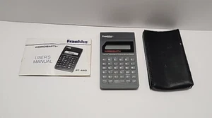 Dizionario vintage 1988 Franklin Computer Wordsmith Thesaurus PT-440 con manuale - Foto 1 di 11