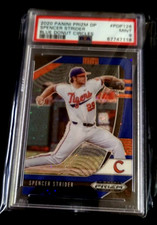 2020 Prizm Draft Picks BLUE Donut Circle Spencer Strider #PDP126 2/25  PSA 9