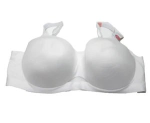Sujetador Cacique 52DDD para mujer Comfort Bliss ligeramente forrado balconette blanco NUEVO NUEVO CON ETIQUETAS - Imagen 1 de 3