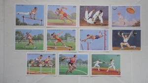 LOT DE 11 IMAGES PEDAGOGIQUES SPORT - Picture 1 of 1