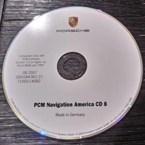 2003 2004 Porsche Cayenne Carrera 911 Boxster Navigation CD Map #8 Cover Brasil - Picture 1 of 2