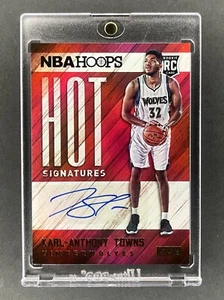 Aros de la NBA 2015/16 KARL-ANTHONY TOWS Hot Signatures novato automático RC #HS-KAT - Imagen 1 de 2
