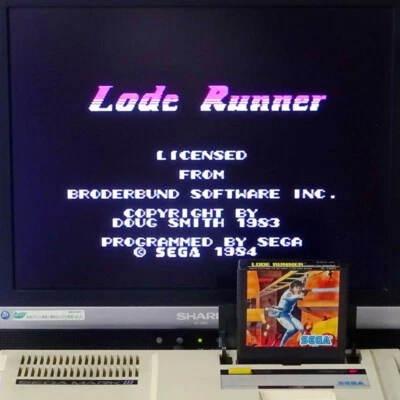 LODE RUNNER Sega SC-3000 Japan Import Broderbund SG-1000 markIII mark3 NTSC-J  - Image 1 of 2