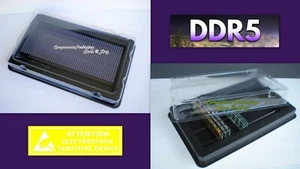 5 - DIMM Shipping Case Holde for DDR5 DDR4 DDR3 DDR2 DIMM Modules-  Anti Static - Picture 1 of 6
