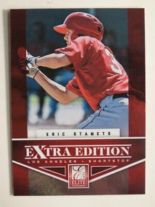 Baseball TRADING CARD 2012 Eric STAMETS, Los Angeles, Shortstop~ Elite #9 - Picture 1 of 2