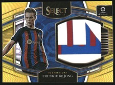 2022-23 Select La Liga Jersey Swatch Gold Frenkie de Jong /10