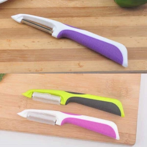 Pelador/cortador de verduras cuchillo cortador fruta La patata ANTIDESLIZANTE comida - Imagen 1 de 15