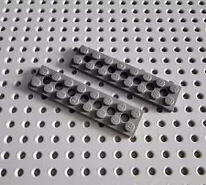 LEGO Technik Technic Platte Plate Lochplatte 2x8 neu dunkelgrau 2x 3738 A084 - Bild 1 von 1