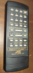 JVC VCR Remote Control RX307TN RX307TNJM RX309TN RX309TNJM GUR64EC1086 - Picture 1 of 5