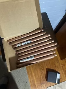 Nibco Stub Out,Wrot Copper,1/2"x12" Tube,FTG 39R735 (9 Total) - Picture 1 of 14