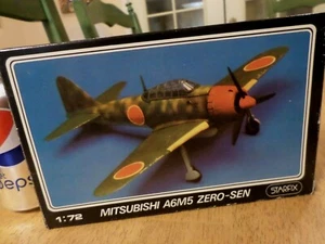 WW#2, JAPAN, MITSUBISHI A6M5 ZERO-SEN, Plastic Model Plane Kit, Scale 1/72 - Picture 1 of 8