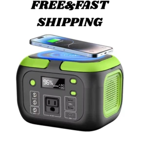 SinKeu 200W Portable Power Station, 155Wh Camping Solar Generator, 42000mAh P... - Picture 1 of 6