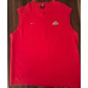 Nike Ohio State Buckeyes Mens XL V-neck Vest - Picture 1 of 3