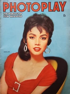 PHOTOPLAY JUNE 1957  JACKIE LANE, CAROLE LESLEY, JOAN COLLINS, SOPHIA LOREN - Picture 1 of 9