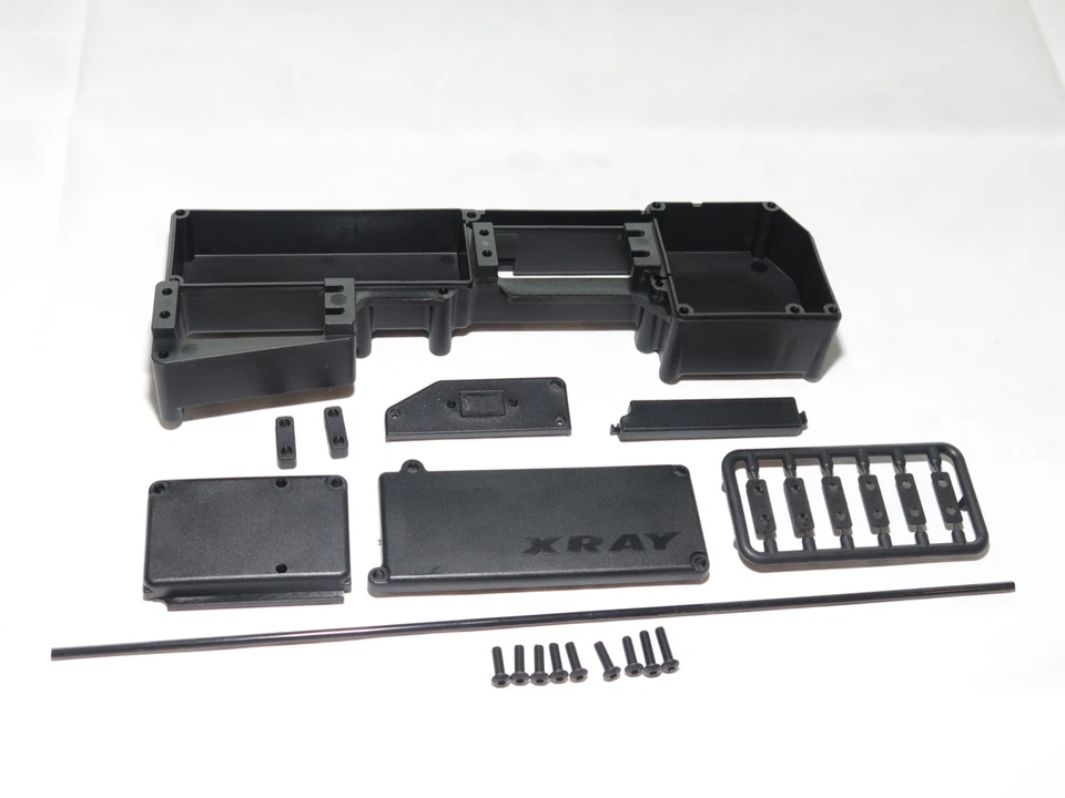 XRA350206 XRAY XT8 '24 NITRO TRUGGY RADIO BOXES SERVO MOUNT TRAY - Image 1 of 1